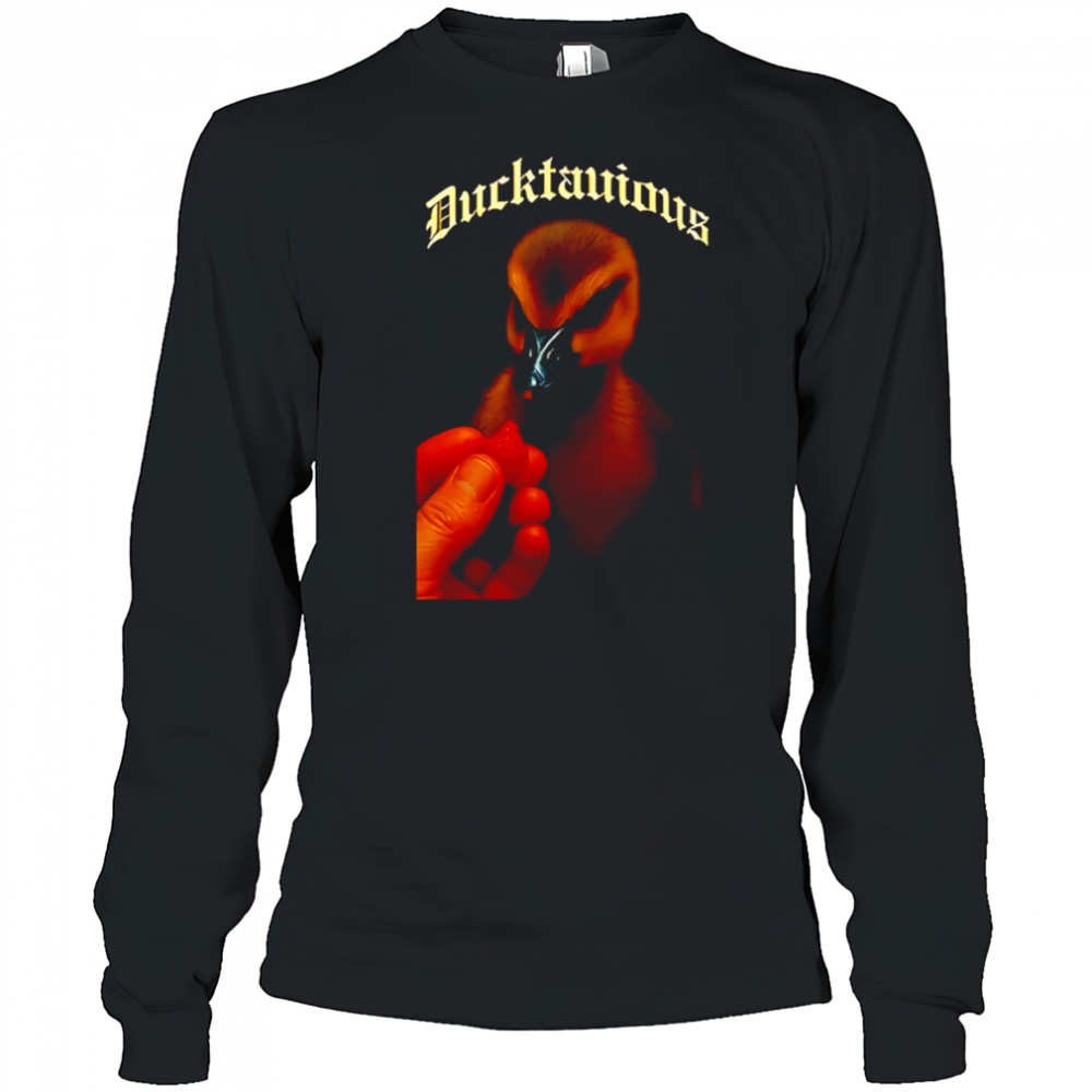 Ducktavious Duck Meme T-Shirt Long Sleeved