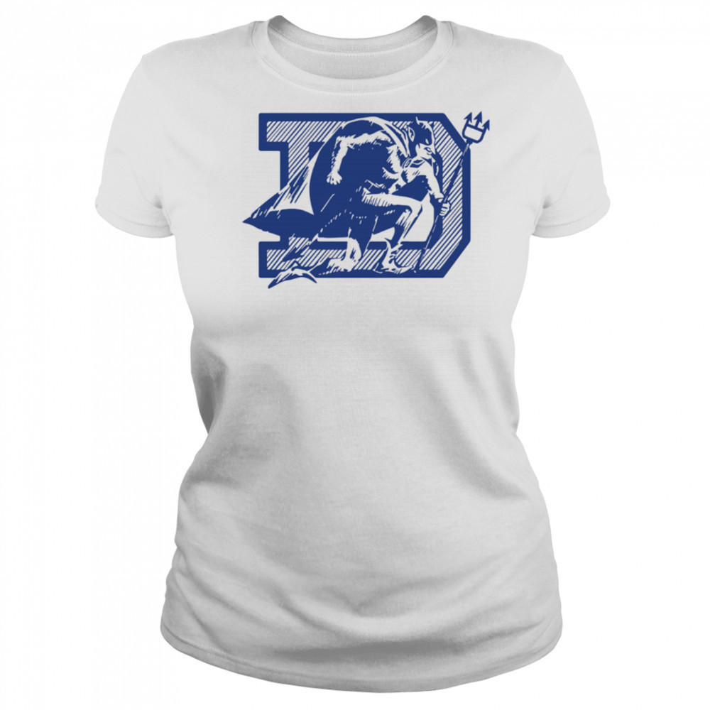 Duke Sprinting Blue Devil Logo Vintage shirt Women's T-shirt