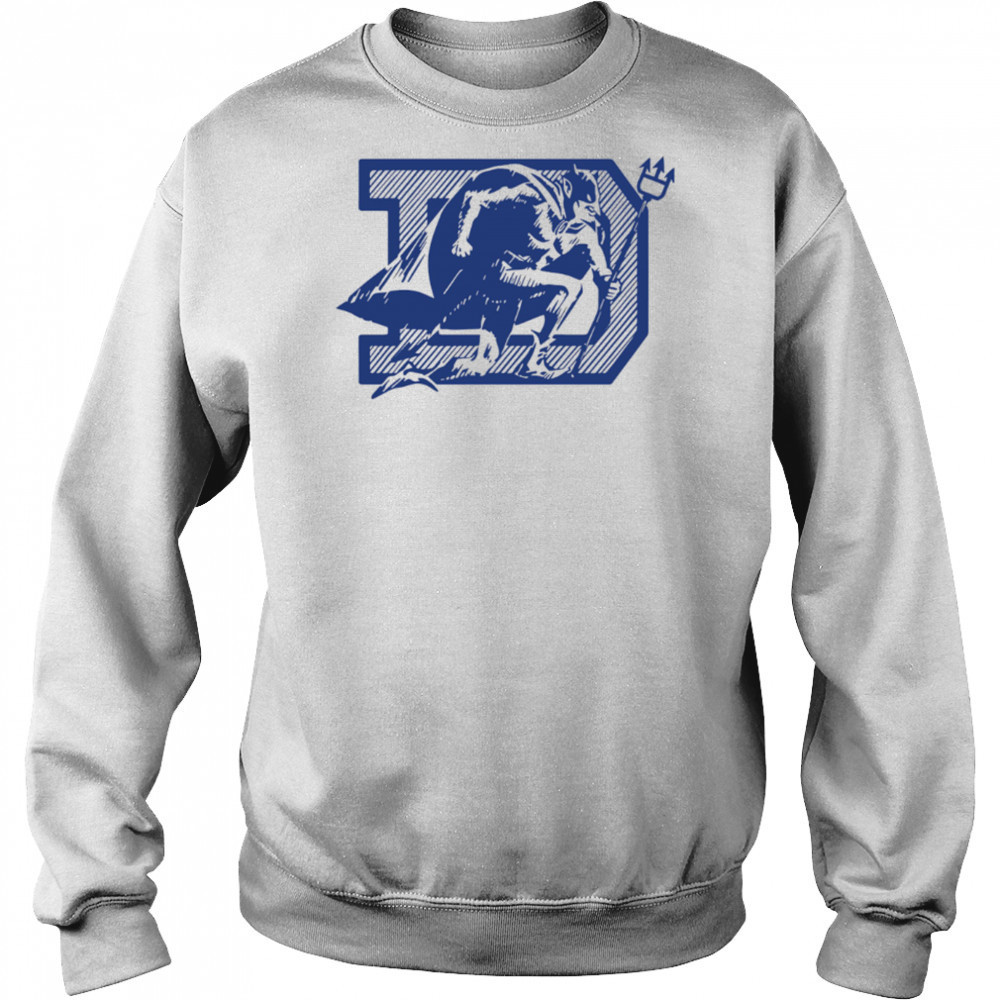 Duke Sprinting Blue Devil Logo Vintage shirt Hoodie