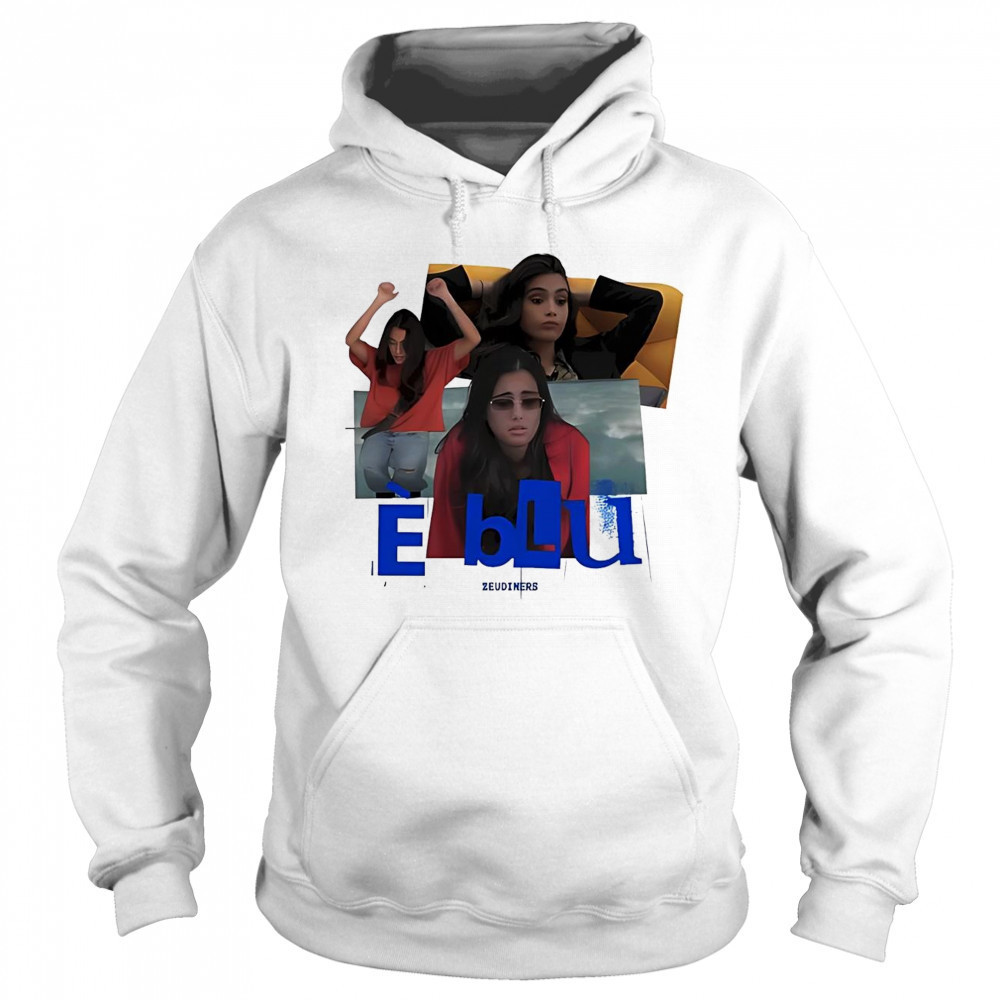 E Blu Zeudiners Piuma Tatuata T-Shirt Sweatshirt
