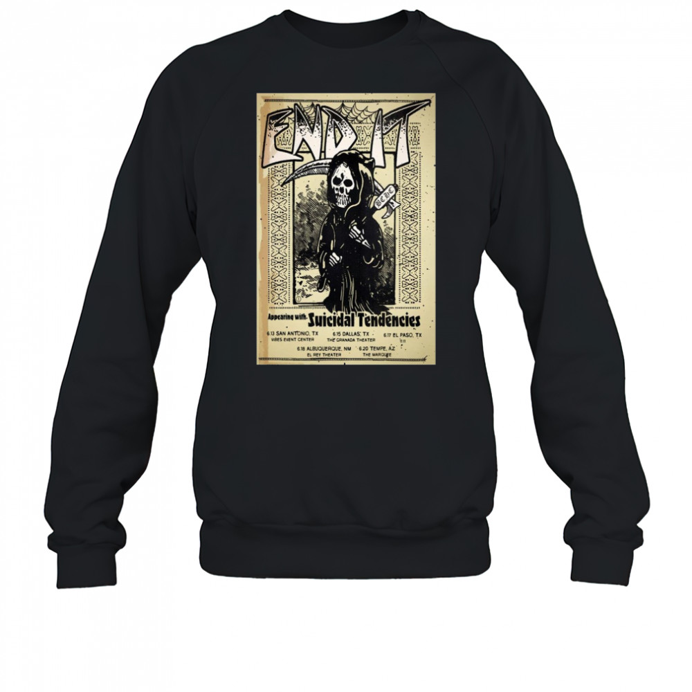 End It Summer Tour 2025 Poster T-Shirt Sweatshirt