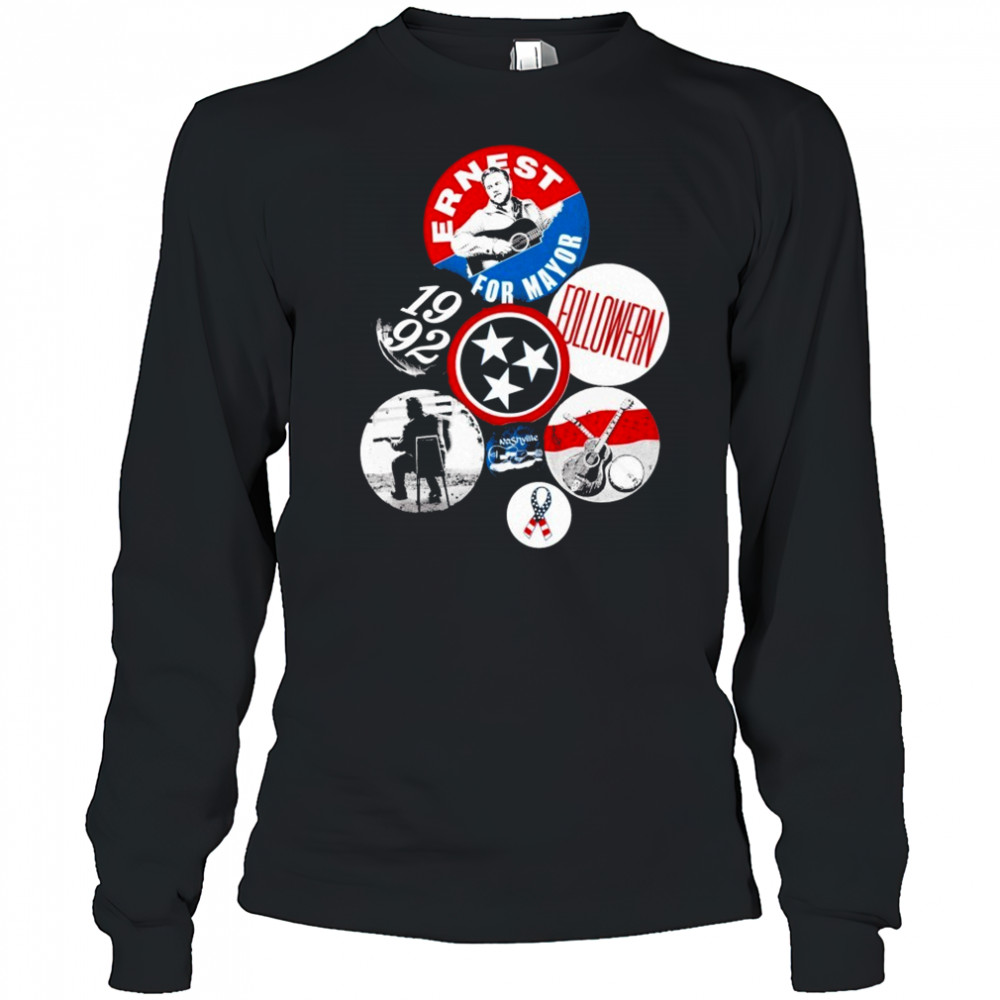 Ernest For Mayor 2025 T-Shirt Long Sleeved