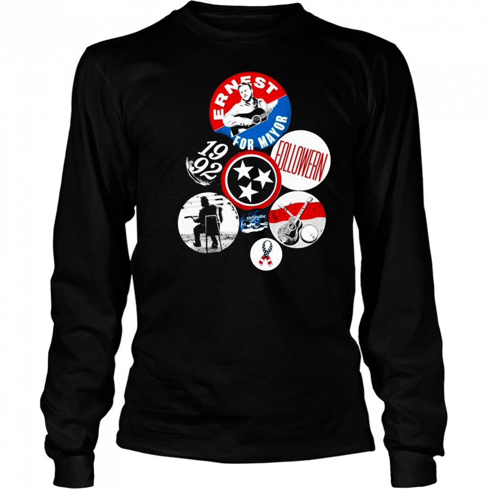 Ernest For Mayor 2025 T-Shirt Long Sleeved