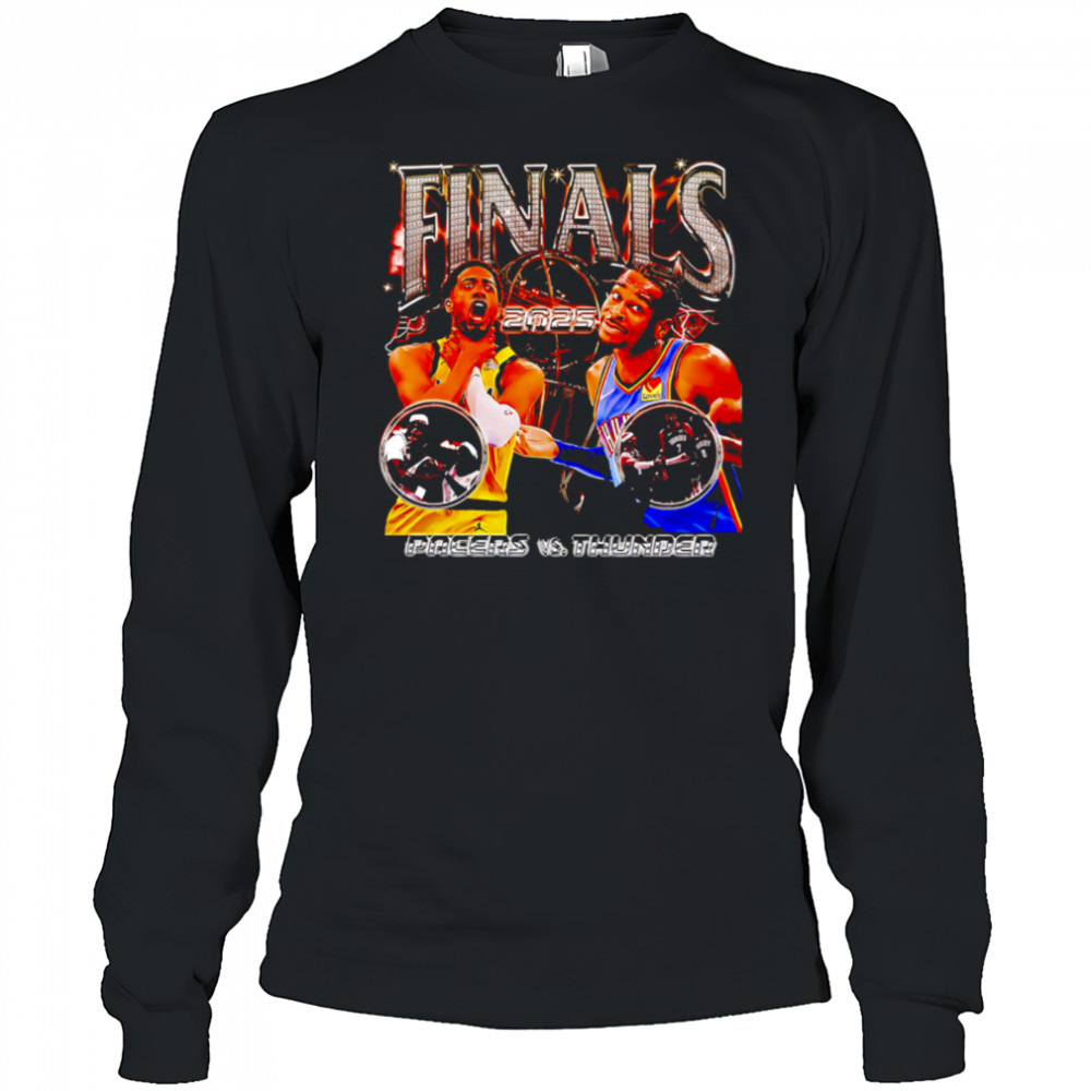 Finals 2025 Capsule Thunder vs Pacers shirt Long Sleeved