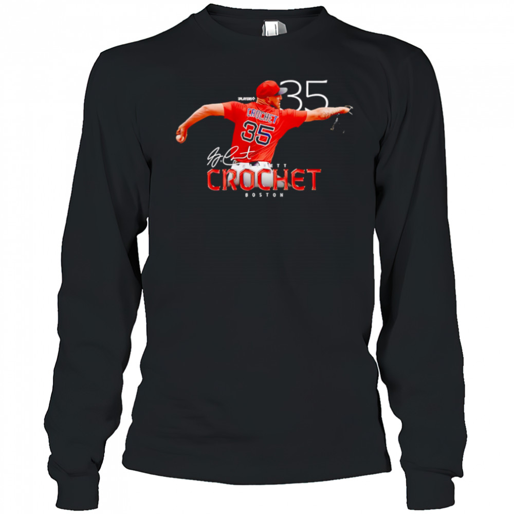 Garrett Crochet Boston Red Sox Signature shirt Long Sleeved