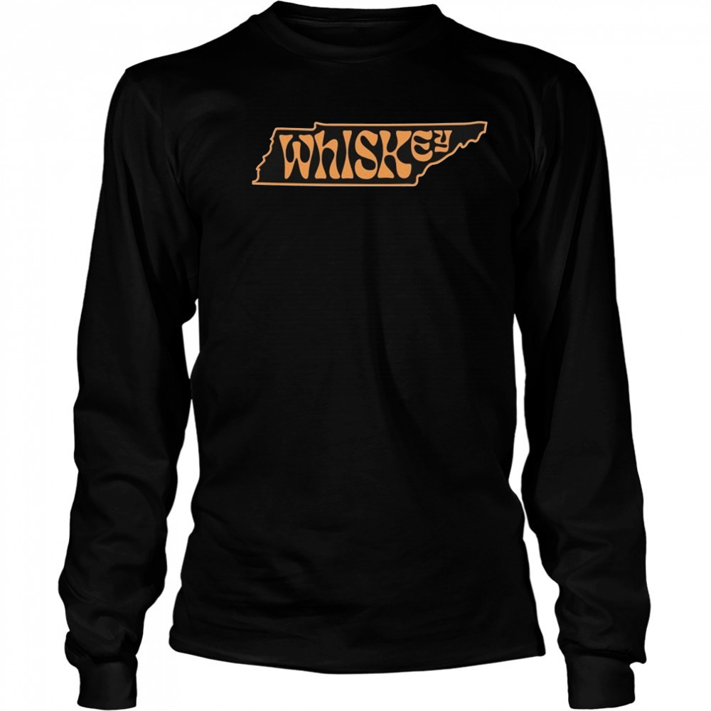 George Jones Whiskey T-shirt Long Sleeved
