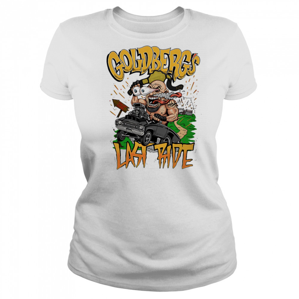 Goldberg Last Ride cartoon shirt Women's T-shirt