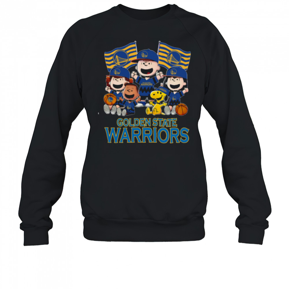Golden State Warriors Snoopy And Friends T Shirt Sweatshirt