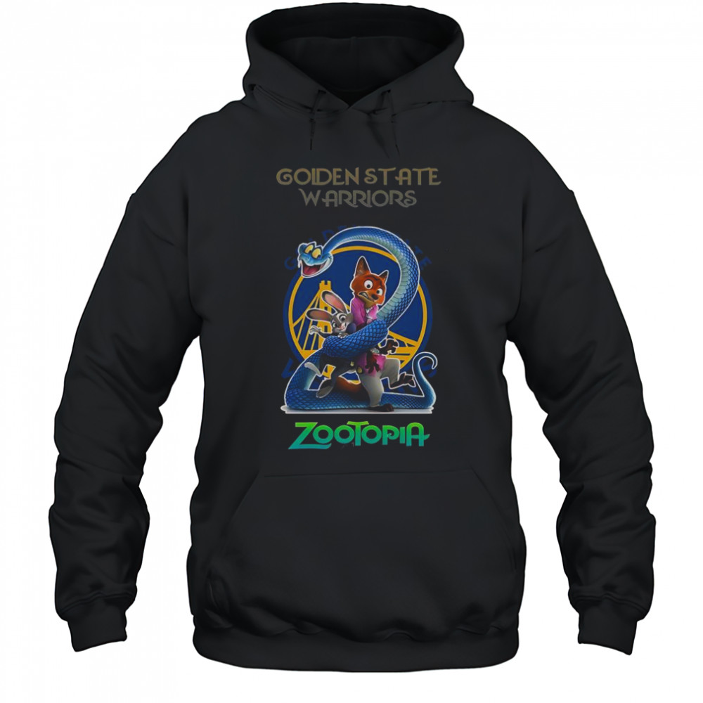 Golden State Warriors Zootopia 2 T-Shirt Hoodie