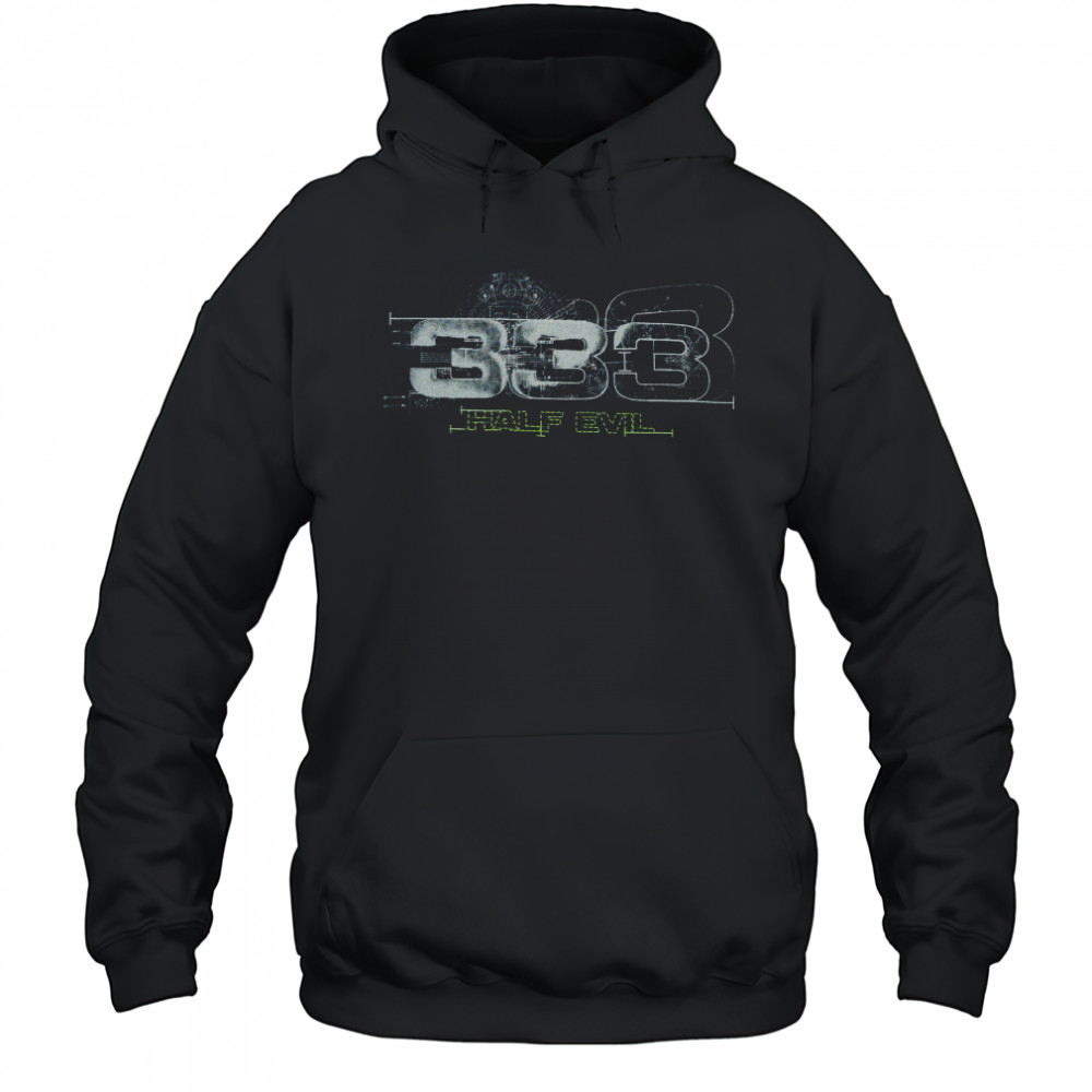 Half Evil 333 Blueprint T-Shirt Hoodie