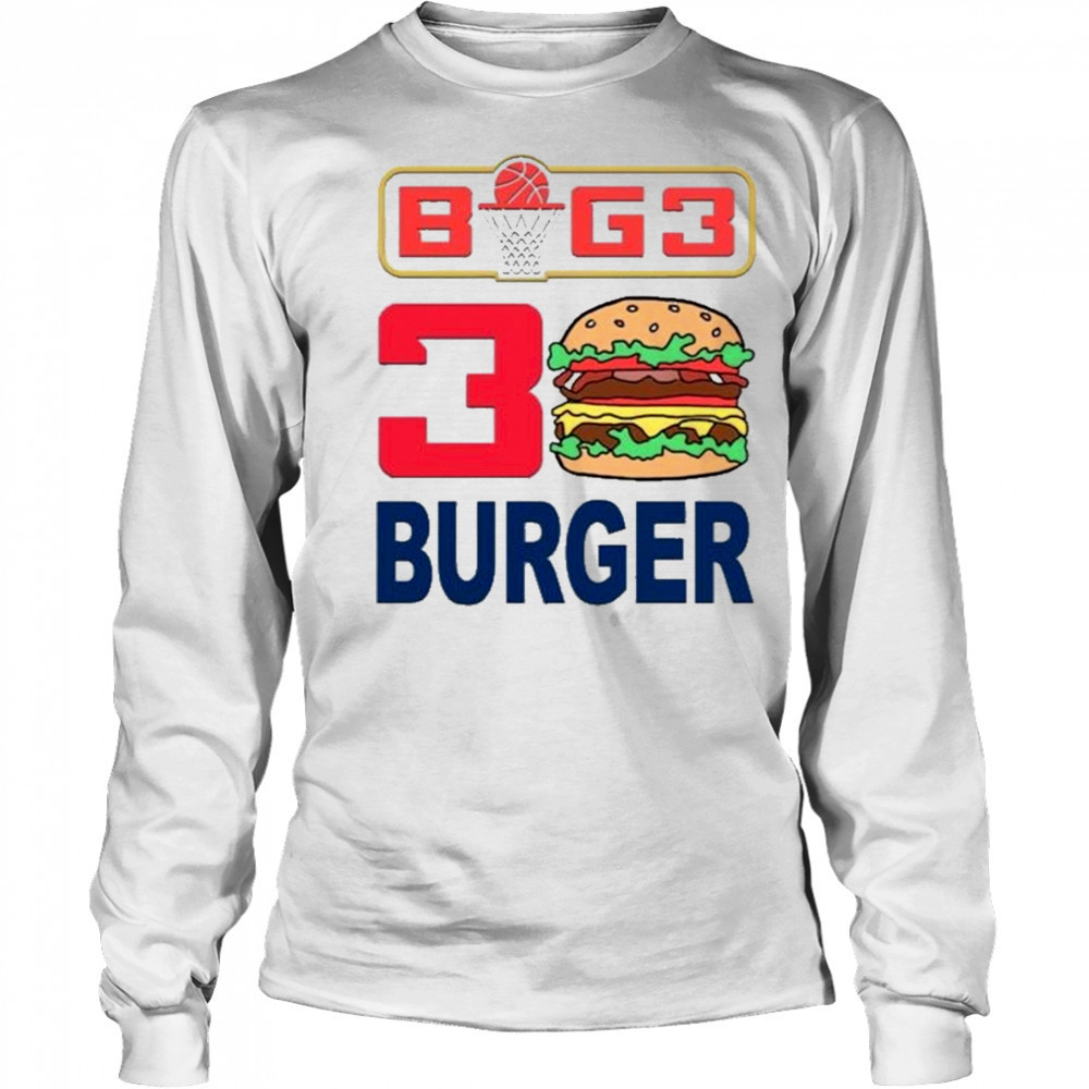 Ice Cube BIG3 A 30 Burger T-Shirt Long Sleeved