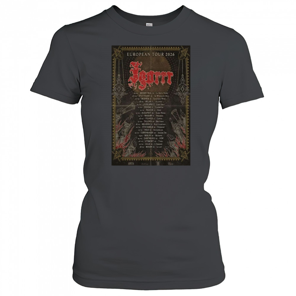Igorrr European Tour 2026 Poster T-Shirt Women's T-shirt