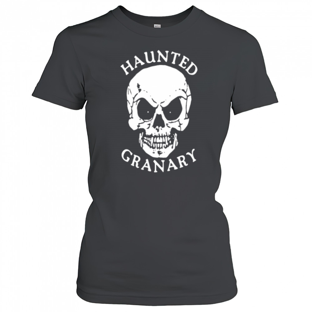 Iron fortress records haunted granary horror movie shirt Women's T-shirt