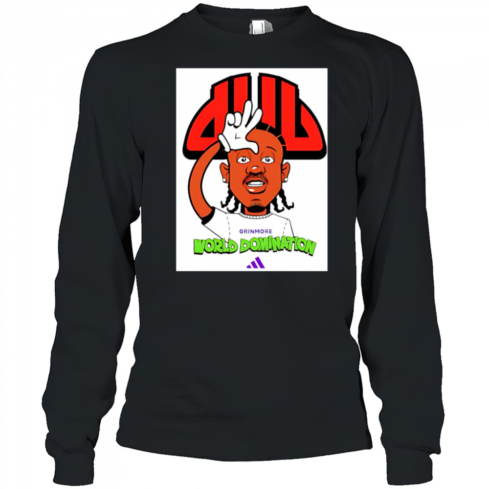 Jdub World Domination grinmore shirt Long Sleeved