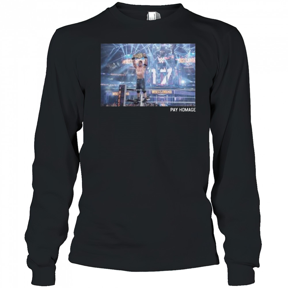 John Cena Pay Homage Shirt Long Sleeved