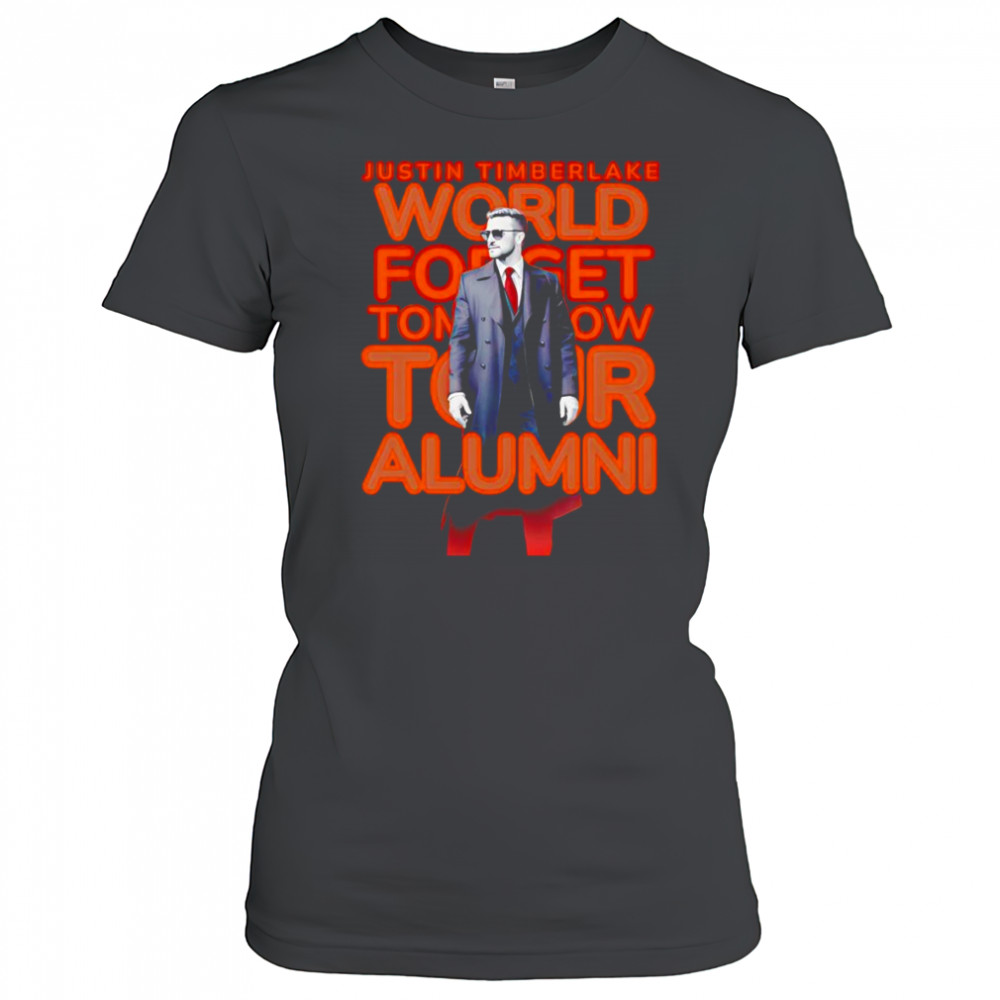 Justin Timberlake world forget tomorrow tour alumni shirt Women's T-shirt