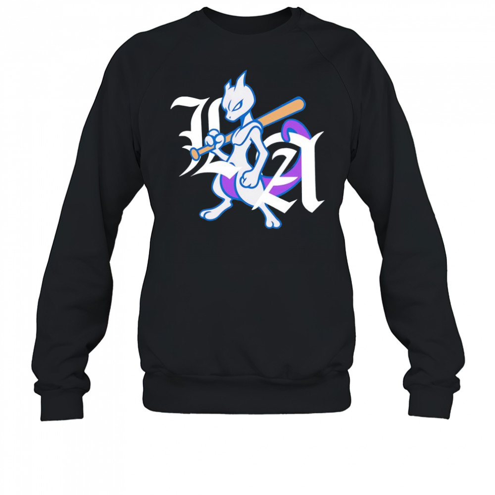 LA Dodgers x Mewtwo logo shirt Sweatshirt