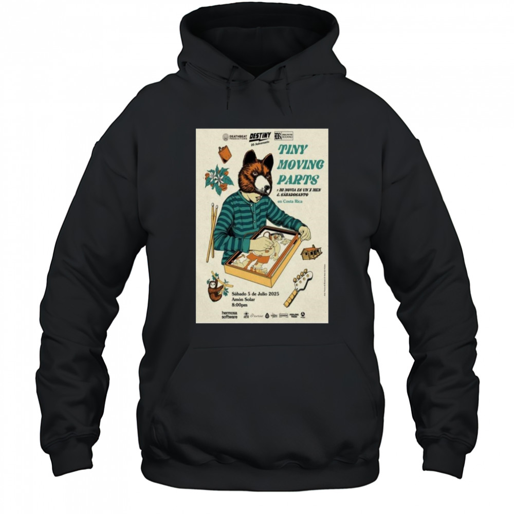 Limited Tiny Moving Parts 2025 Hermosa Software Poster Tour Shirt Hoodie