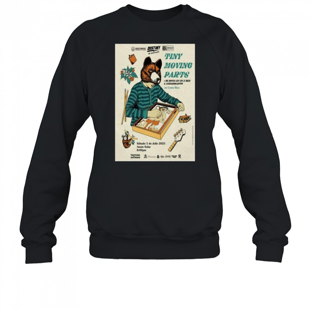 Limited Tiny Moving Parts 2025 Hermosa Software Poster Tour Shirt Sweatshirt