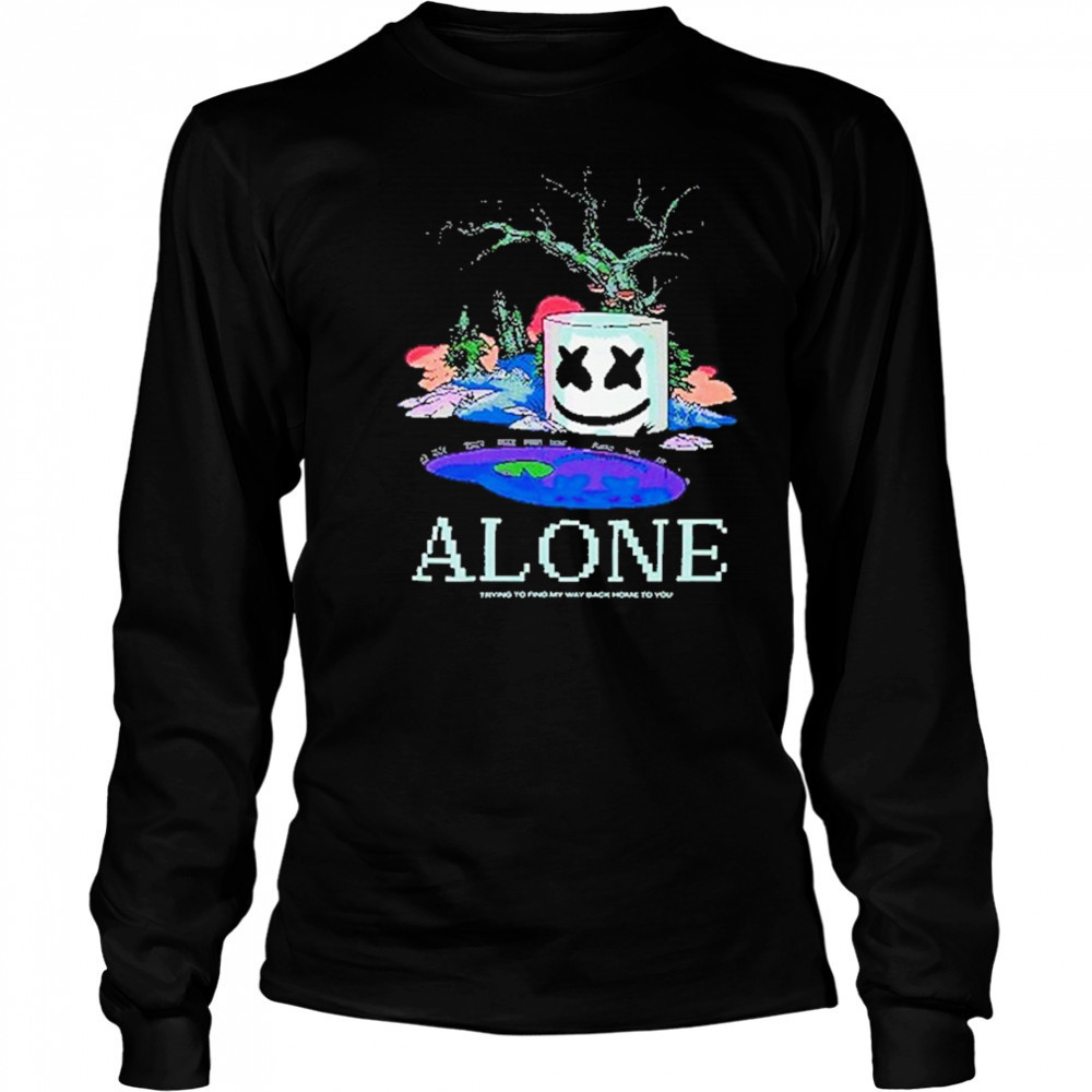 Marshmello Alone T-Shirt Long Sleeved