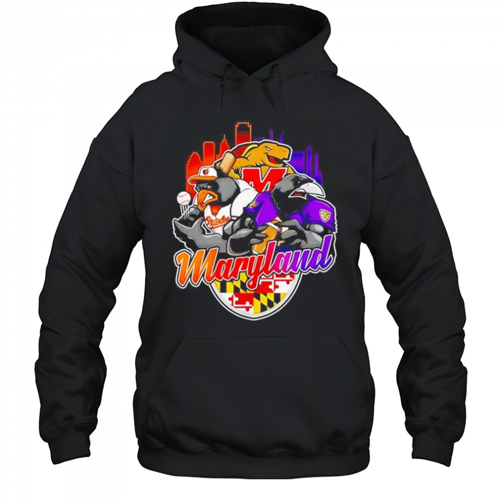 Maryland Sports Team Mascot 2025 Shirt Hoodie