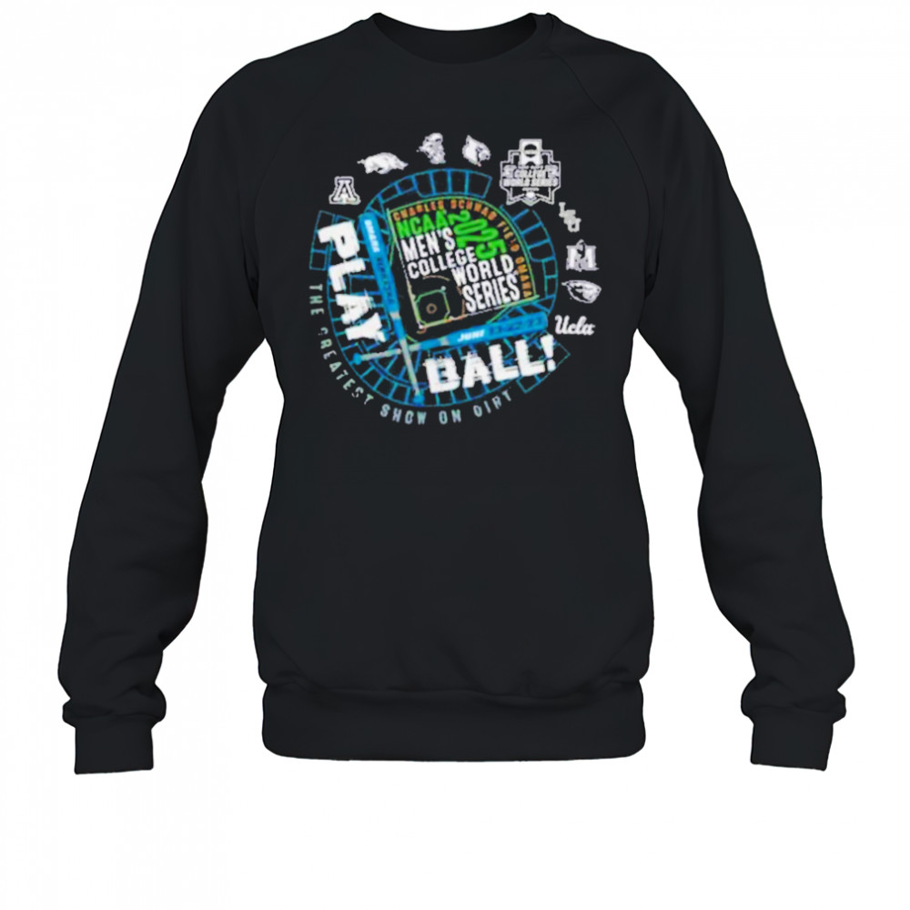 Men’s College World Series 2025 NCAA Baseball 8 Team Play Shirt Sweatshirt