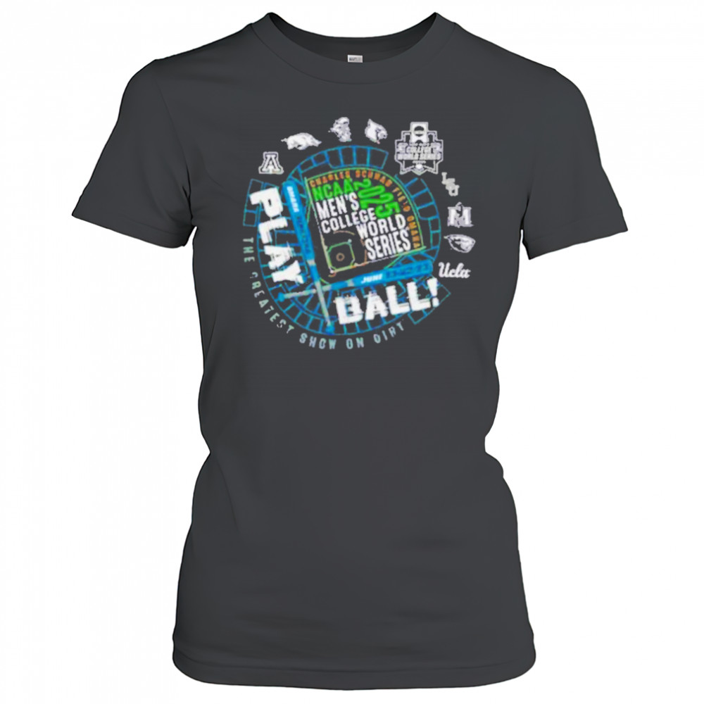 Men’s College World Series 2025 NCAA Baseball 8 Team Play Shirt Women's T-shirt