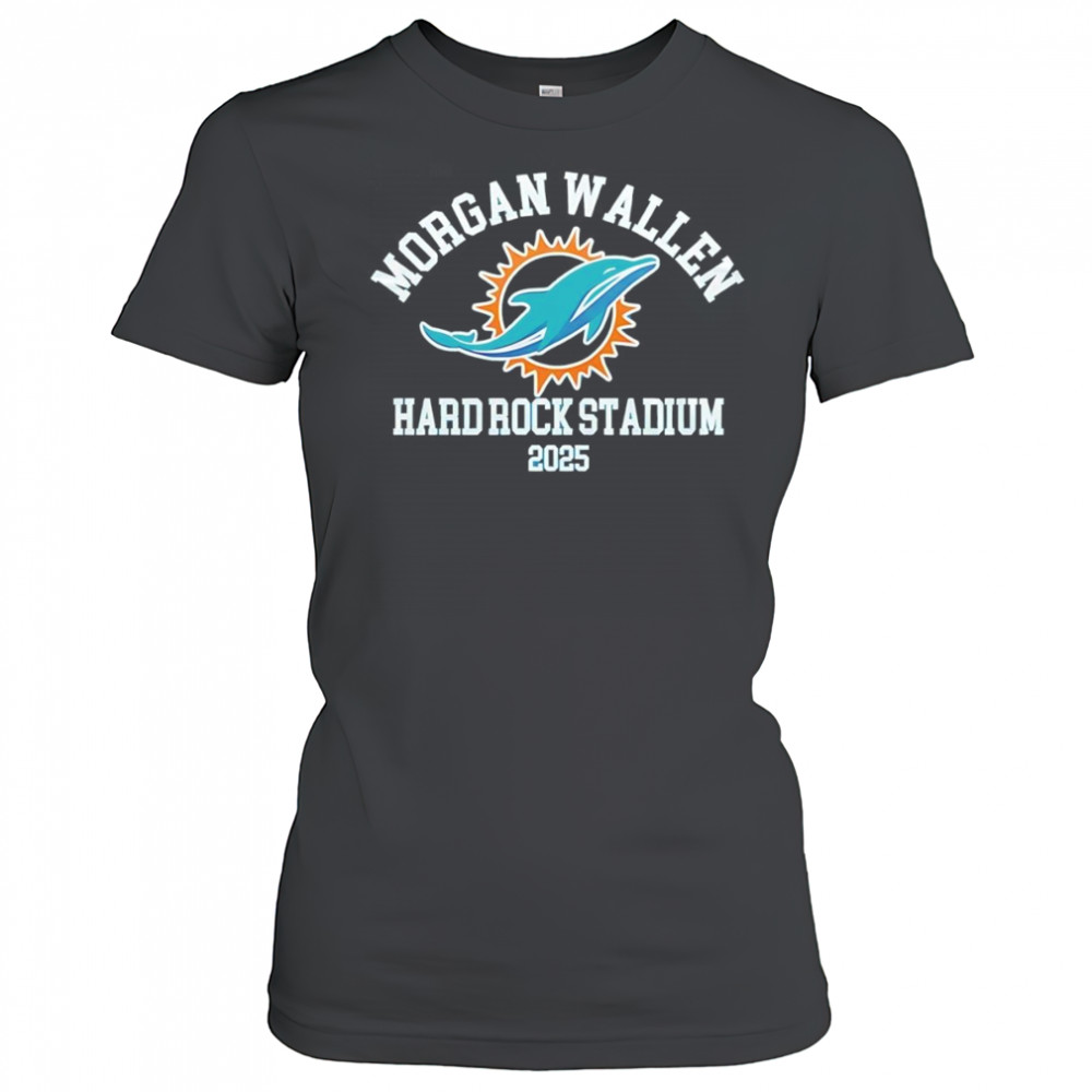 Miami Dolphins and Morgan Wallen Hard Rock Stadium 2025 shirt Women's T-shirt