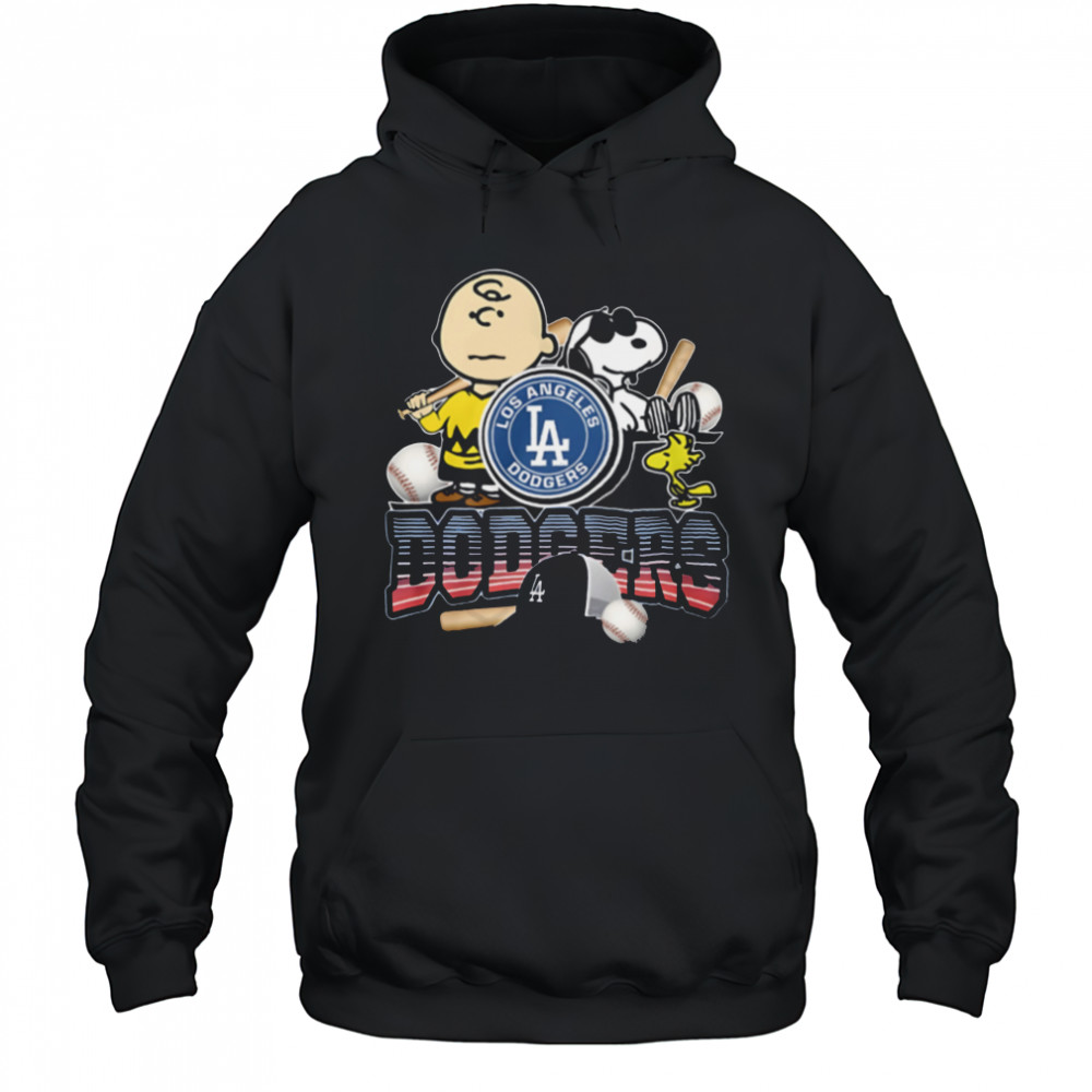 MLB Los Angeles Dodgers x Peanuts 2025 T Shirt Hoodie