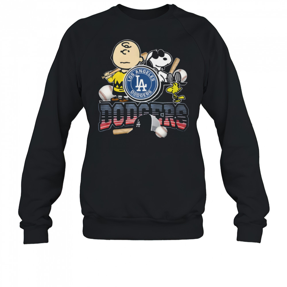 MLB Los Angeles Dodgers x Peanuts 2025 T Shirt Sweatshirt