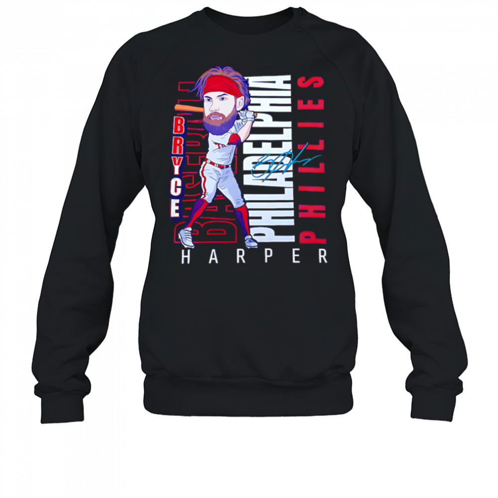 Mlb Philadelphia Phillies Bryce Harper 3 Remix Avatar Big Boys shirt Sweatshirt