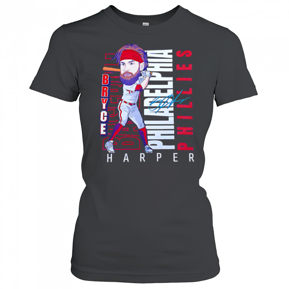 Mlb Philadelphia Phillies Bryce Harper 3 Remix Avatar Big Boys shirt Women's T-shirt