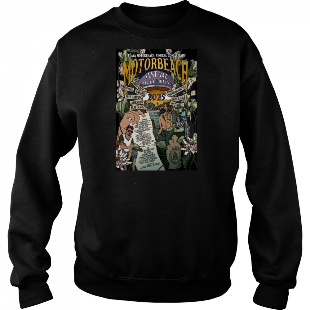 Motorbeach Festival Vinuesa Soria Spain July 10-13 2025 Shirt Hoodie