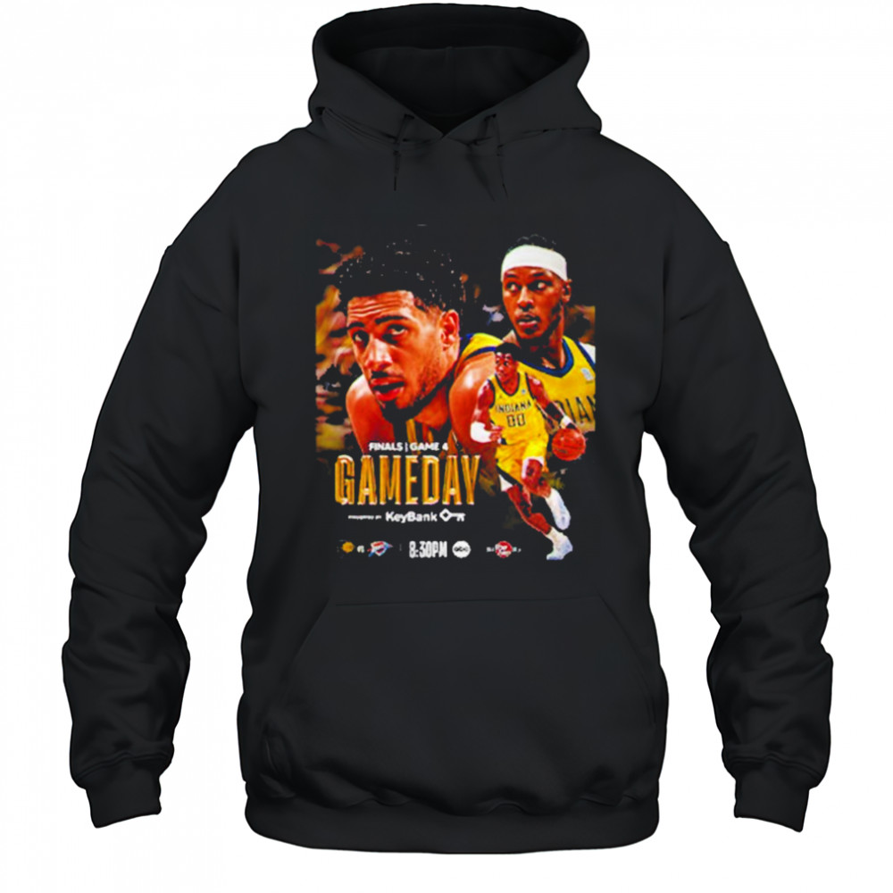 NBA Finals 2025 Playoff Indiana Pacers Vs OKC Thunder Poster Game 4 shirt Hoodie