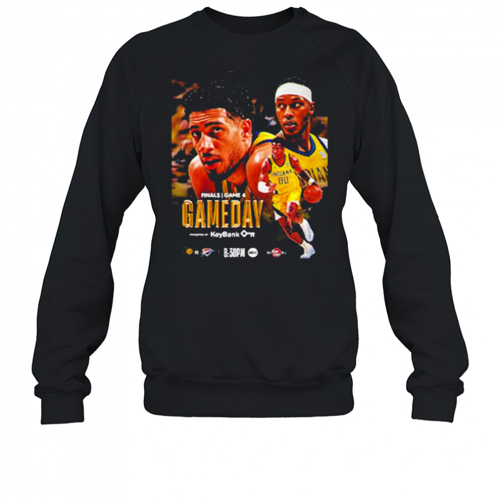 NBA Finals 2025 Playoff Indiana Pacers Vs OKC Thunder Poster Game 4 shirt Sweatshirt