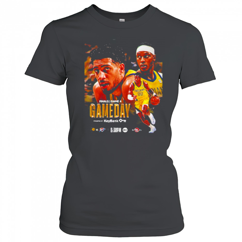 NBA Finals 2025 Playoff Indiana Pacers Vs OKC Thunder Poster Game 4 shirt Women's T-shirt