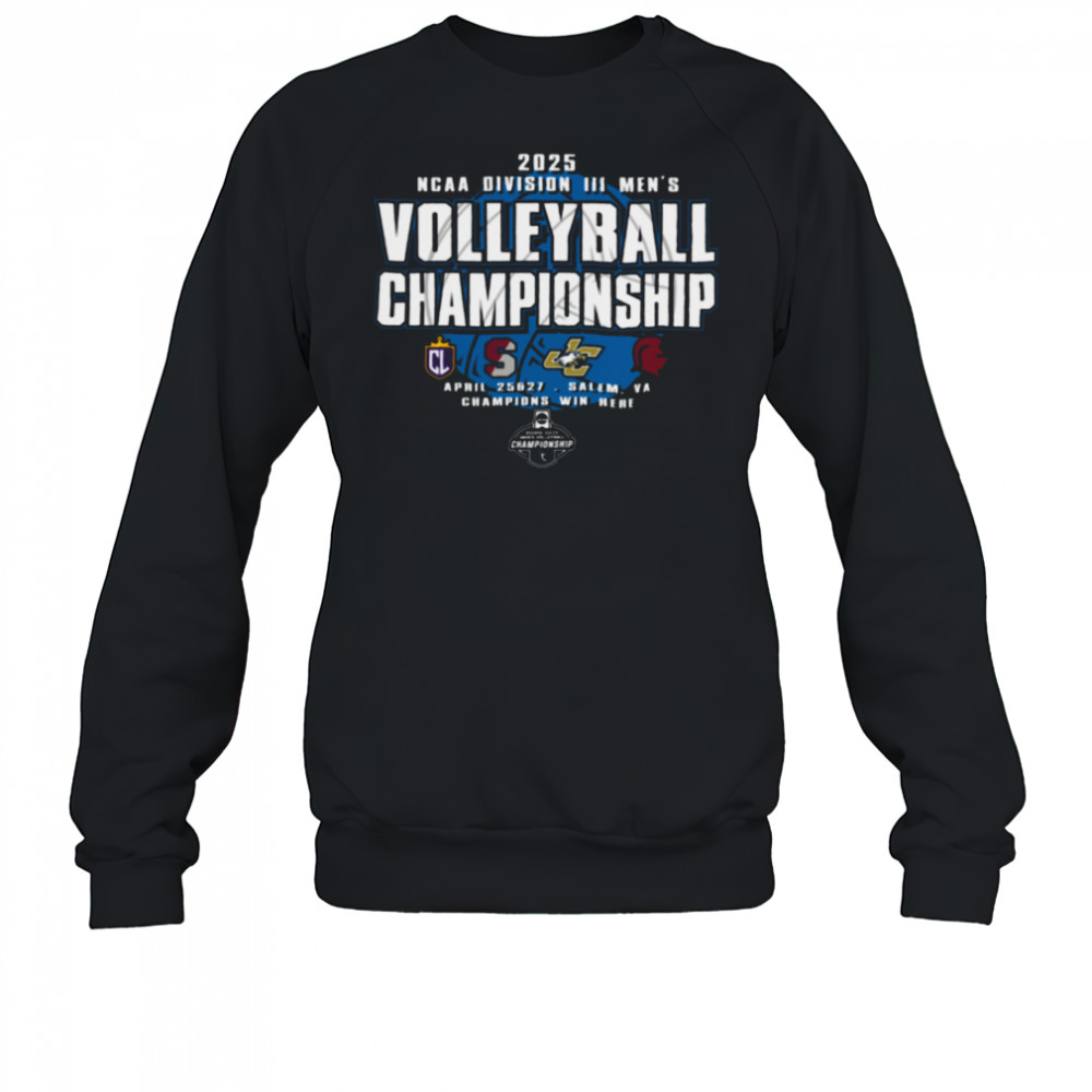 NCAA 2025 Division III Men’s Volleyball Champions T Shirt Sweatshirt