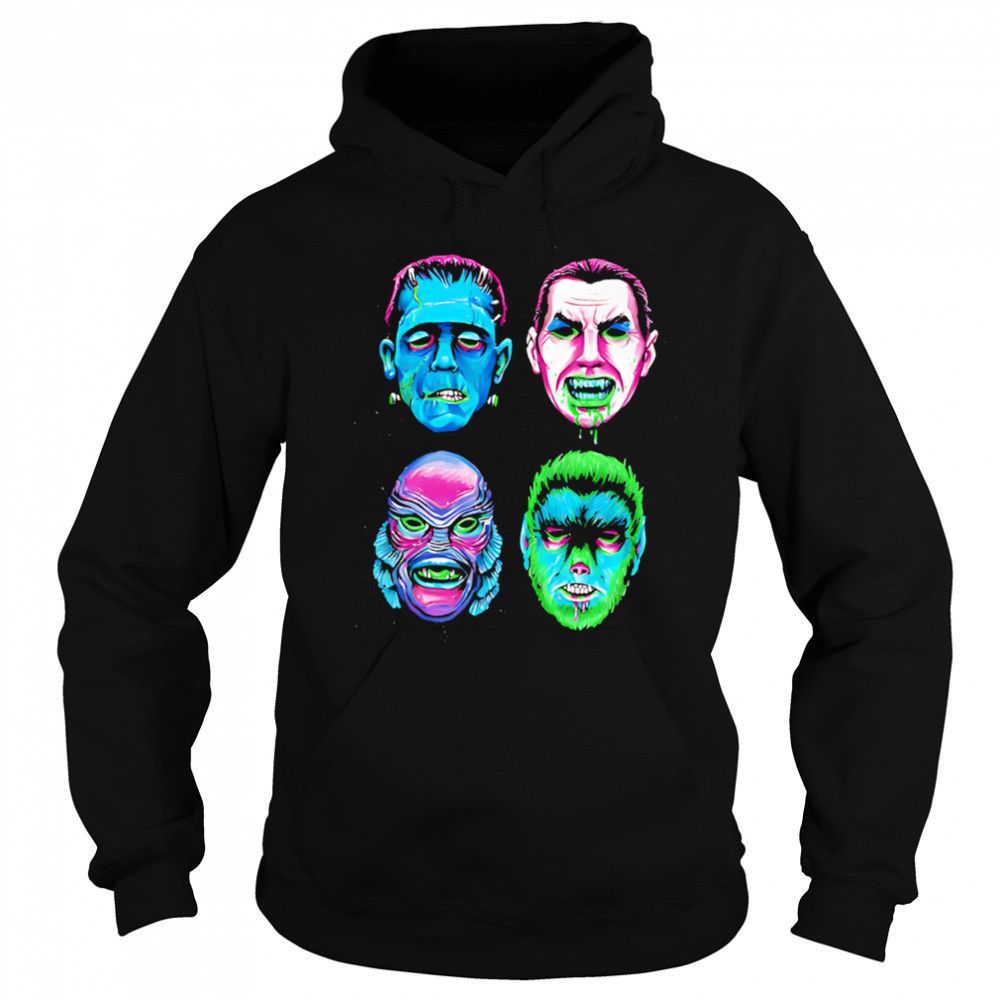 Neon Monster Masks shirt Sweatshirt