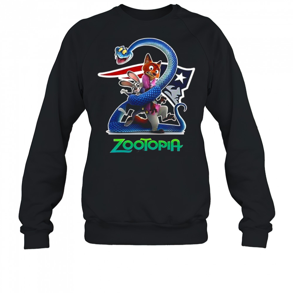 New England Patriots Zootopia 2 T-Shirt Sweatshirt