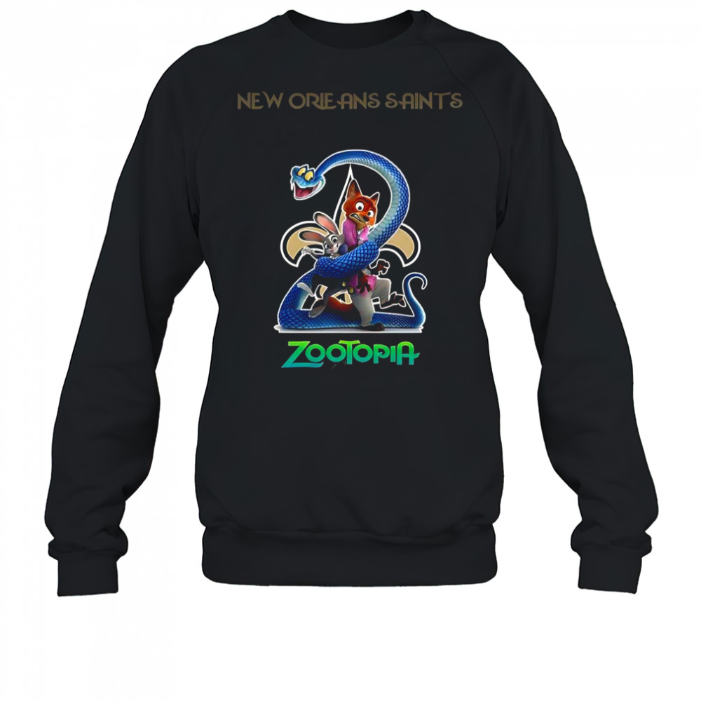 New Orleans Saints Zootopia 2 T-Shirt Sweatshirt