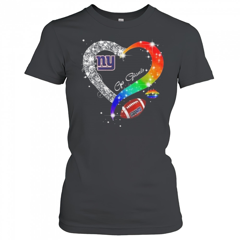 New York Giants 2025 LGBT Pride Day Go Giants Vintage Shirt Women's T-shirt