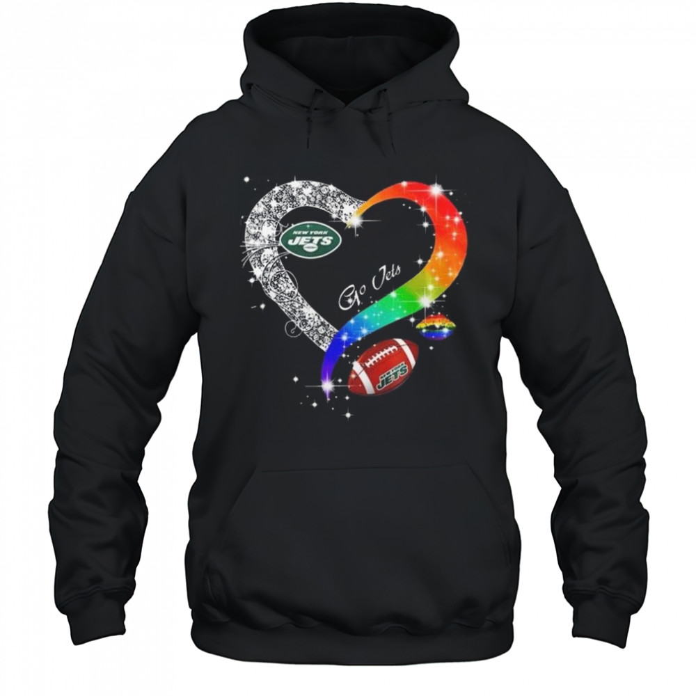 New York Jets 2025 LGBT Pride Day Go Jets Vintage Shirt Hoodie