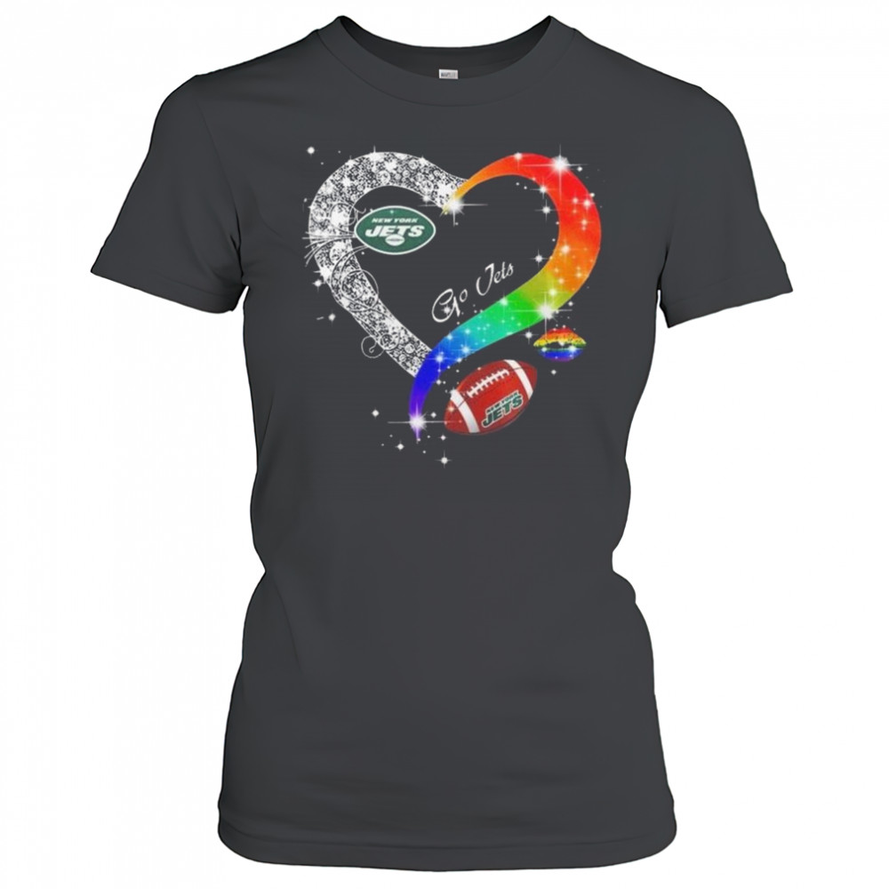 New York Jets 2025 LGBT Pride Day Go Jets Vintage Shirt Women's T-shirt