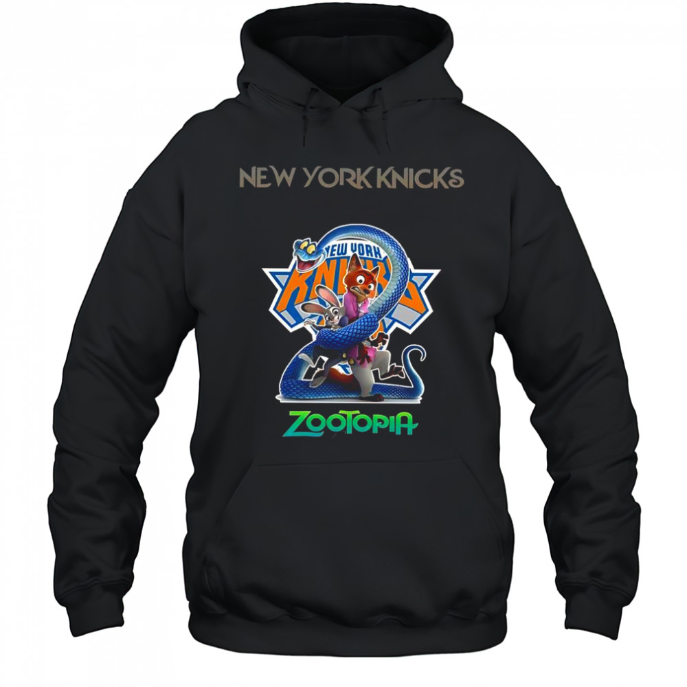 New York Knicks Zootopia 2 T-Shirt Hoodie