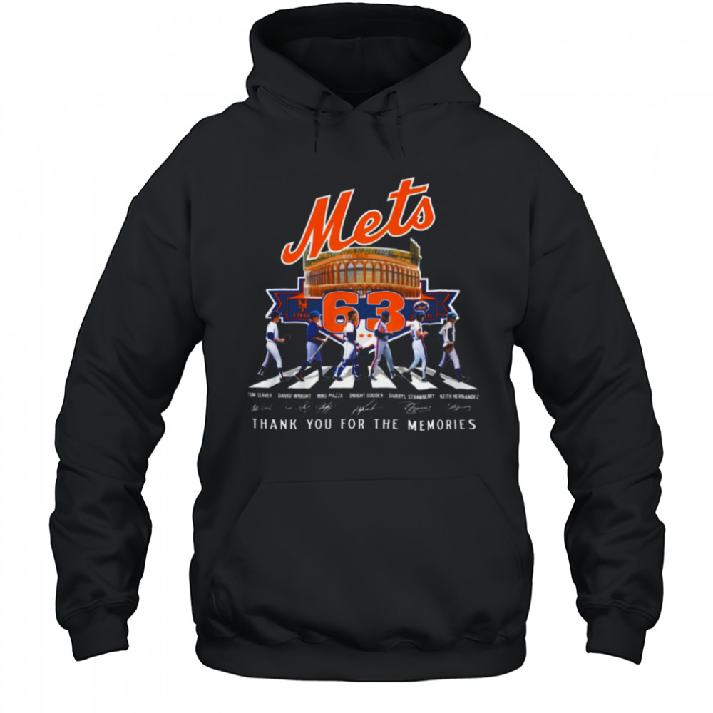 New York Mets 63rd Anniversary 1962 2025 Thank You For The Memories T Shirt Hoodie