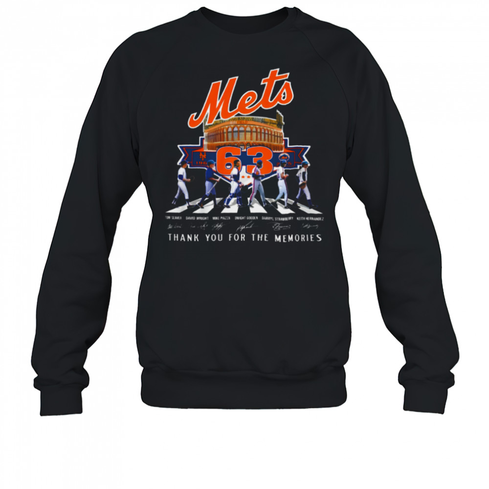 New York Mets 63rd Anniversary 1962 2025 Thank You For The Memories T Shirt Sweatshirt