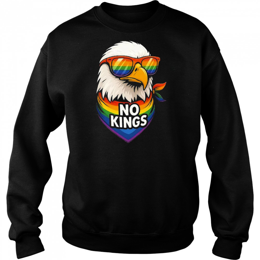 No Kings Pride Eagle Shirt Hoodie