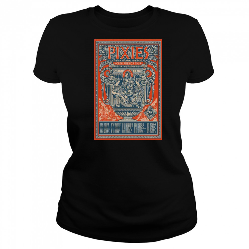 Poster Pixies North America Tour 2025 T-Shirt Women's T-shirt