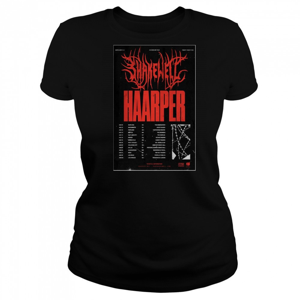 Shakewell North American Tour 2025 Poster T-Shirt Women's T-shirt