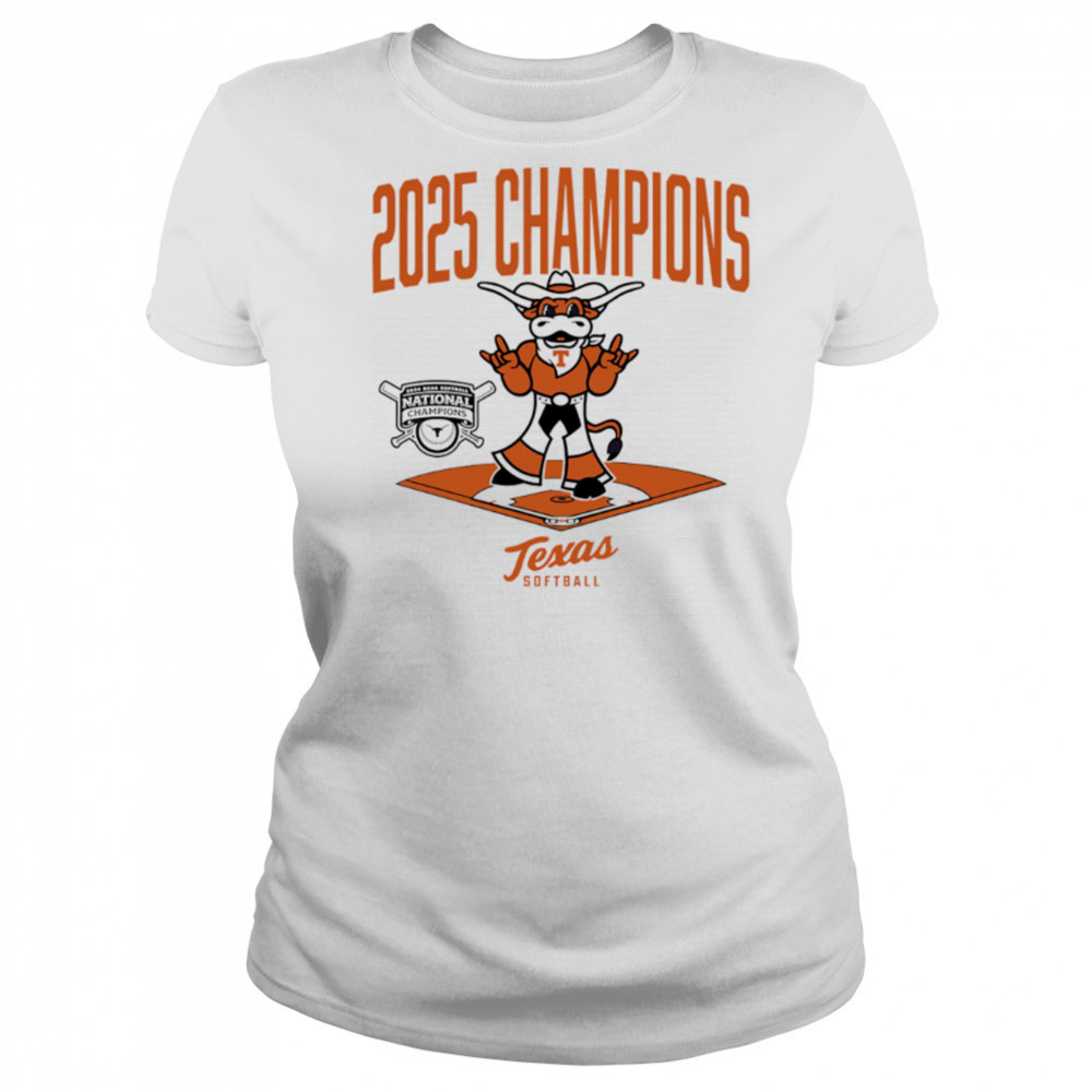 Texas Longhorns Softball 2025 National Champions Diamond Mascot shirt Women's T-shirt